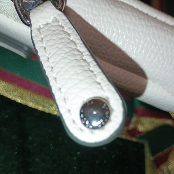 Karl Lagerfeld White Textured Mini Bag